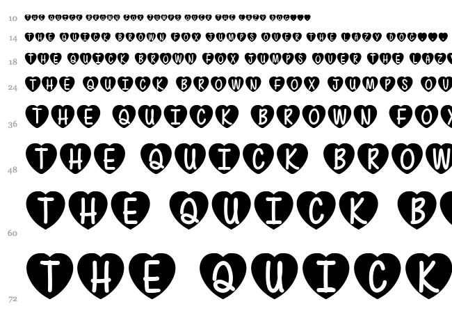 Mf Love Is Awesome font waterfall